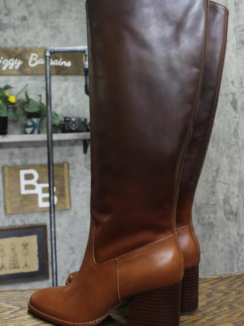 NWT Vince Camuto Ombre Knee High Dress Boot VC-LEILA Chocolate Fade Brown 7M - Picture 7 of 15